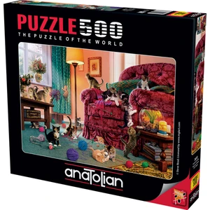 500 Parçalık Puzzle - Şımarık Kediler 3632