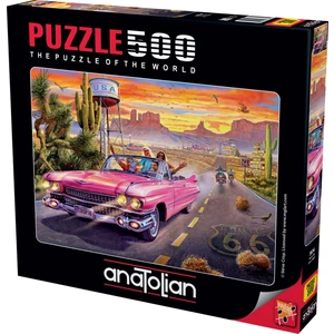 500 Parçalık Puzzle - Route 66 3634