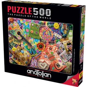 500 Parçalık Puzzle - 60'lar 3635