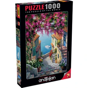 1000 Parçalık Puzzle – Kıyı Merdivenleri Manzaralı, Yetişkin ve Gençlere Uygun Eğlenceli Tasarım