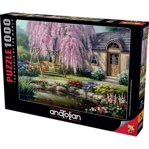 1000 Parçalık Kiraz Ağacı Puzzle Kaliteli Mukavva ve Parlama Önleyici Yüzey