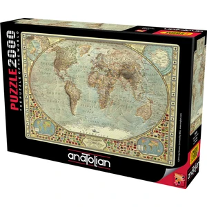 2000 Parçalık Puzzle - Dünya Haritası 3935