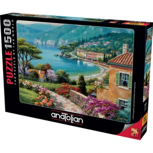 1500 Parçalık Göl Kıyısı Puzzle Canlı Renkler ile 60 x 85 cm Boyutunda