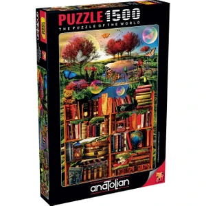 1500 Parçalık Puzzle - Kitap Dünyası 4571