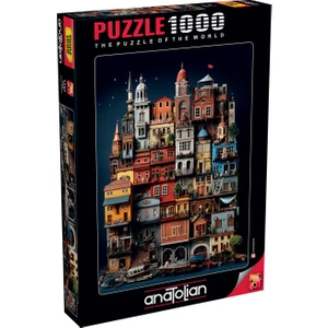 1000 Parçalık Puzzle Balat 1157 Canlı Renklerle Eğlenceli Zihin Geliştirici 66 x 48 cm