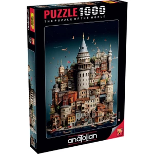 Galata Manzaralı 1000 Parçalık Puzzle 1158 – Yetişkin ve Gençler için Eğlenceli ve Zorlayıcı Zeka Oyunu