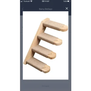 Ahşap Kedi Merdiveni