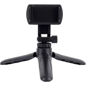 Siyah Telefon Tripodu Mini Monopod Ayaklı 360° Tripod - Yatay Veya Dikey Kullanım