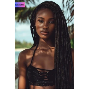 X-Pression Afrika Zenci Örgüsü ve Rasta İçin Sentetik Saç