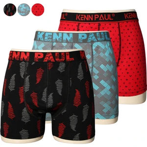 3'lü Boxer 3xl–6xl Büyük Beden – Desenli, Yumuşak Pamuk