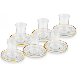 Hazeran 6 Kişilik 12 Parça Çay Seti