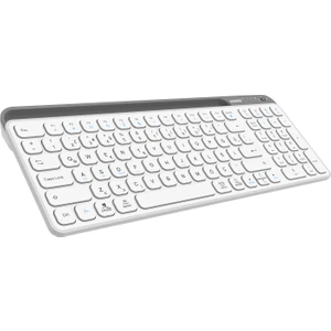 KB-BT90 Beyaz/gri Bluetooth+ 2.4ghz Telefon Tablet Standlı Şarjlı Q Mac/win/android/ıos Uyum