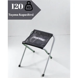 Katlanır Düz Kamp Taburesi Dayanıklı Balıkçı Taburesi 120 kg Taşıma Kapasiteli Tabure