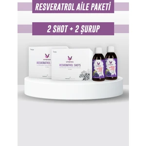 Resveratrol Aile Paketi (2 Shot + 2 Şurup)