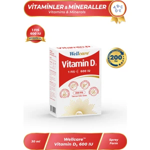 Vitamin D3 600 IU 30 ML