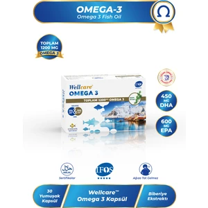 Omega 3 Balık Yağı 1200 Mg 30 Kapsül