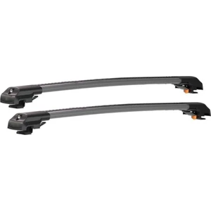 Kia Stonic (2018-2024) için Araca Özel Kilitlenebilir Ara Atkı / Portbagaj Taşıma Barları 2 Adet Set (Gri)