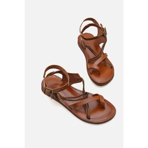 Corridor Italy - Günlük Kadın  Deri Sandalet