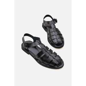 Corridor Italy - Günlük Kadın  Deri Sandalet