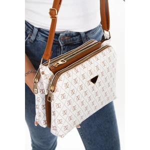 Kadın Farme Monogram Uzun Askılı El Ve Omuz Çantası – Kahverengi - New226