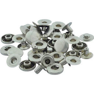 15MM 10 Adet Nikel Gümüş Renk Çıt Çıt Set