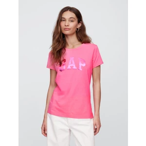 Kadın Pembe Gap Logo T-Shirt