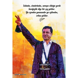 Selahattin Demirtaş Posteri - Demirtaş Posterleri