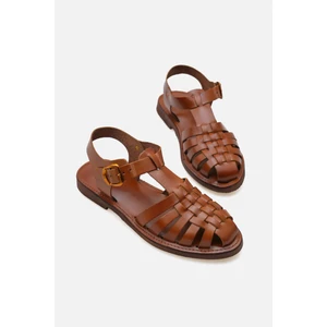 Corridor Italy - Günlük Kadın  Deri Sandalet