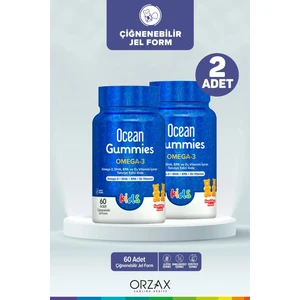Ocean Gummies Omega 3 60 Adet Çiğnenebilir Jel Form 2 Adet