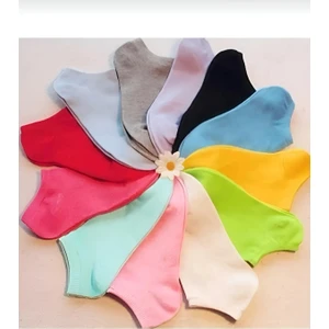 8'Li Kadın Kısa Patik Bilek Çorap 8 Çift