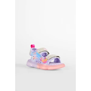Can Bebe Işıklı Phylon Sandalet Lila