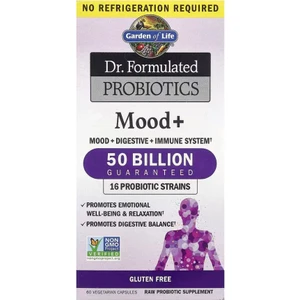 Garden Of Life Dr. Formulated Probiotics, Mood+, 60 Vegetarian Capsules
