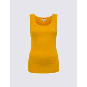 Pamuk Karışımlı Ribana Slim Fit Atlet