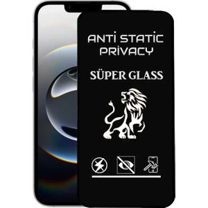 Case World  Apple iPhone 16E Tam Kaplayan Anti Statik Hayalet Süper Cam Ekran Koruyucu