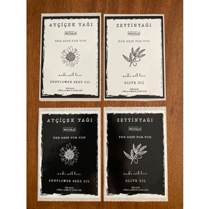 Sticker Yağdanlık Etiketi