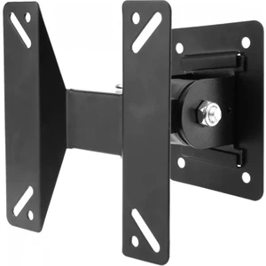14-24'' Hareketli Tv Duvar Askı Aparatı 180° Dönebilen 15KG Taşıma Kapasiteli Sphc Çelik Siyah