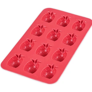 Ananas Buz Kalıbı - Kırmızı