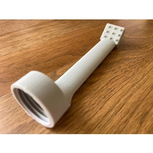 Taşınabilir Tuvalet Duşu Taharet Musluğu Portatif Bidet 1 Litre Ve Üzeri Pet Şişeler İçin (Beyaz)