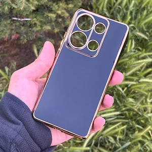 Xiaomi Redmi Note 13 Pro 4g Kılıf Kenar Detaylı Yumuşak Parlak Silikon