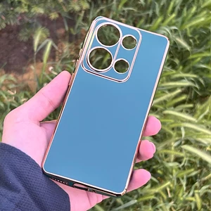 Xiaomi Redmi Note 13 Pro 4g Kılıf Kenar Detaylı Yumuşak Parlak Silikon