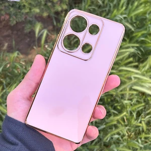 Xiaomi Redmi Note 13 Pro 4g Kılıf Kenar Detaylı Yumuşak Parlak Silikon