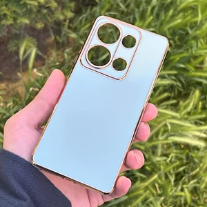 Xiaomi Redmi Note 13 Pro 4g Kılıf Kenar Detaylı Yumuşak Parlak Silikon