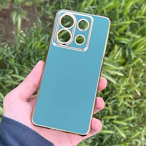 Xiaomi Redmi Note 13 Pro 5g Kılıf Kenar Detaylı Yumuşak Parlak Silikon