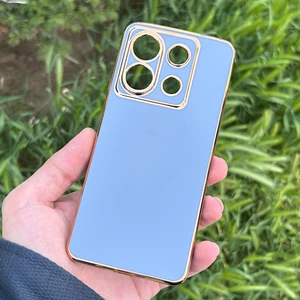 Xiaomi Redmi Note 13 Pro 5g Kılıf Kenar Detaylı Yumuşak Parlak Silikon