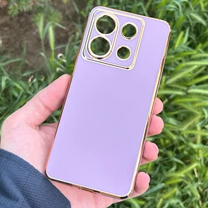 Xiaomi Redmi Note 13 Pro 5g Kılıf Kenar Detaylı Yumuşak Parlak Silikon
