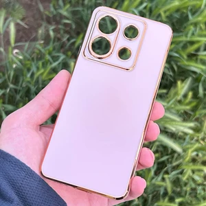Xiaomi Redmi Note 13 Pro 5g Kılıf Kenar Detaylı Yumuşak Parlak Silikon