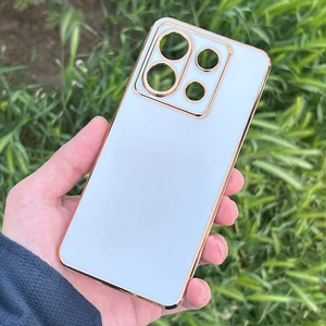 Xiaomi Redmi Note 13 Pro 5g Kılıf Kenar Detaylı Yumuşak Parlak Silikon