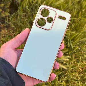 Xiaomi Redmi Note 13 Pro Plus 5g Kılıf Kenar Detaylı Yumuşak Parlak Silikon