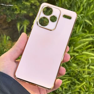 Xiaomi Redmi Note 13 Pro Plus 5g Kılıf Kenar Detaylı Yumuşak Parlak Silikon