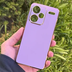 Xiaomi Redmi Note 13 Pro Plus 5g Kılıf Kenar Detaylı Yumuşak Parlak Silikon